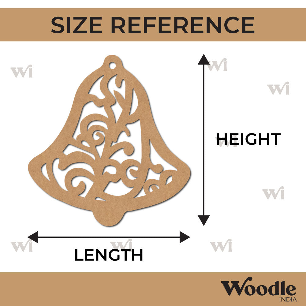 Bell Cutout MDF Design Size