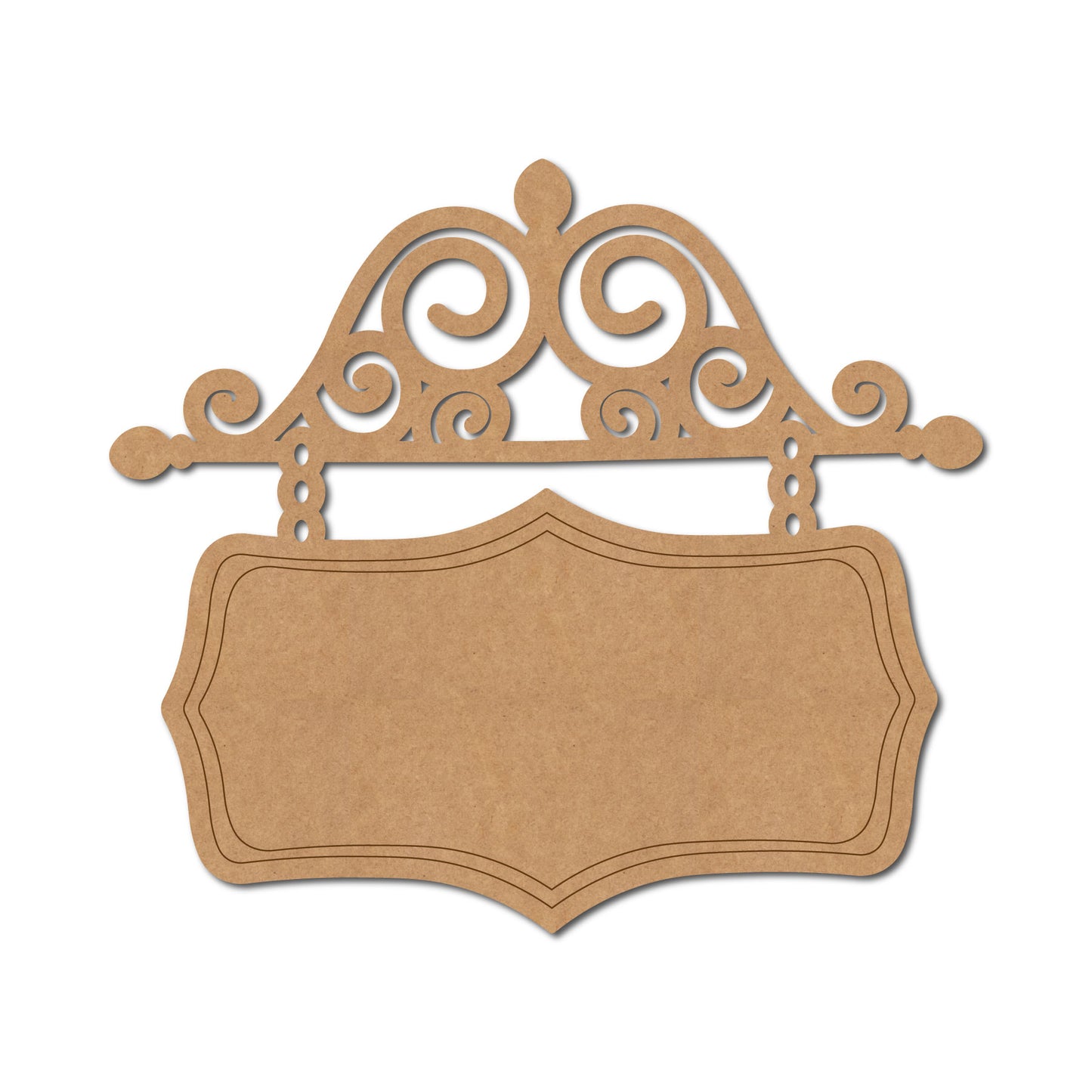 Bird Nameplate Pre Marked MDF Design