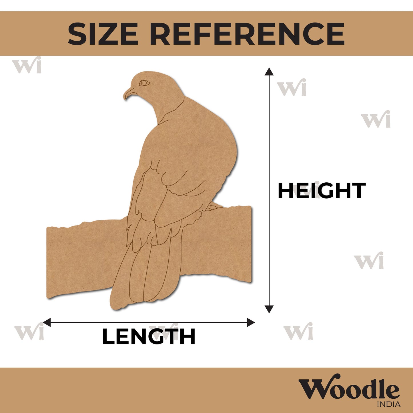 Bird Pre Marked MDF Design 2