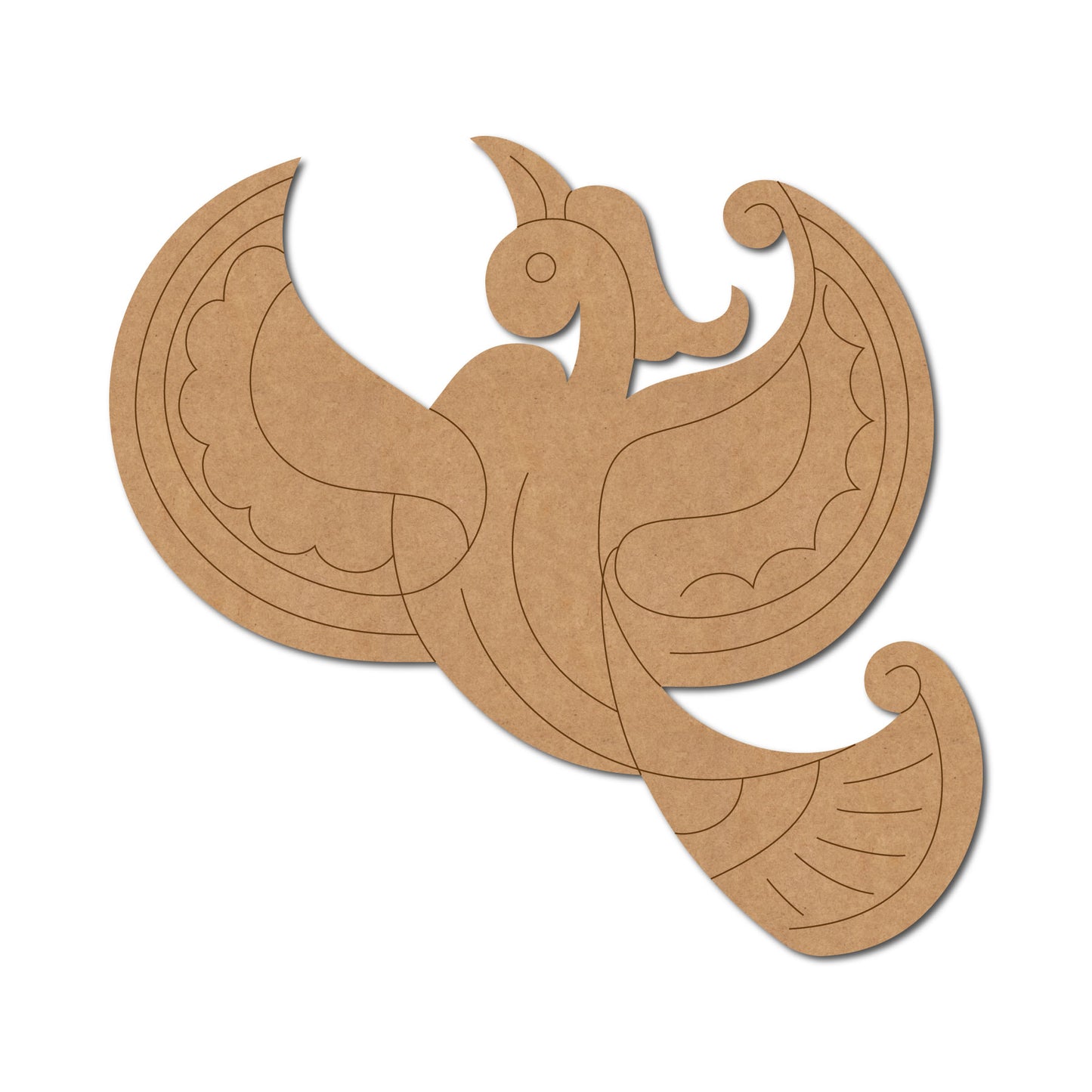 Bird Pre Marked MDF Design 3