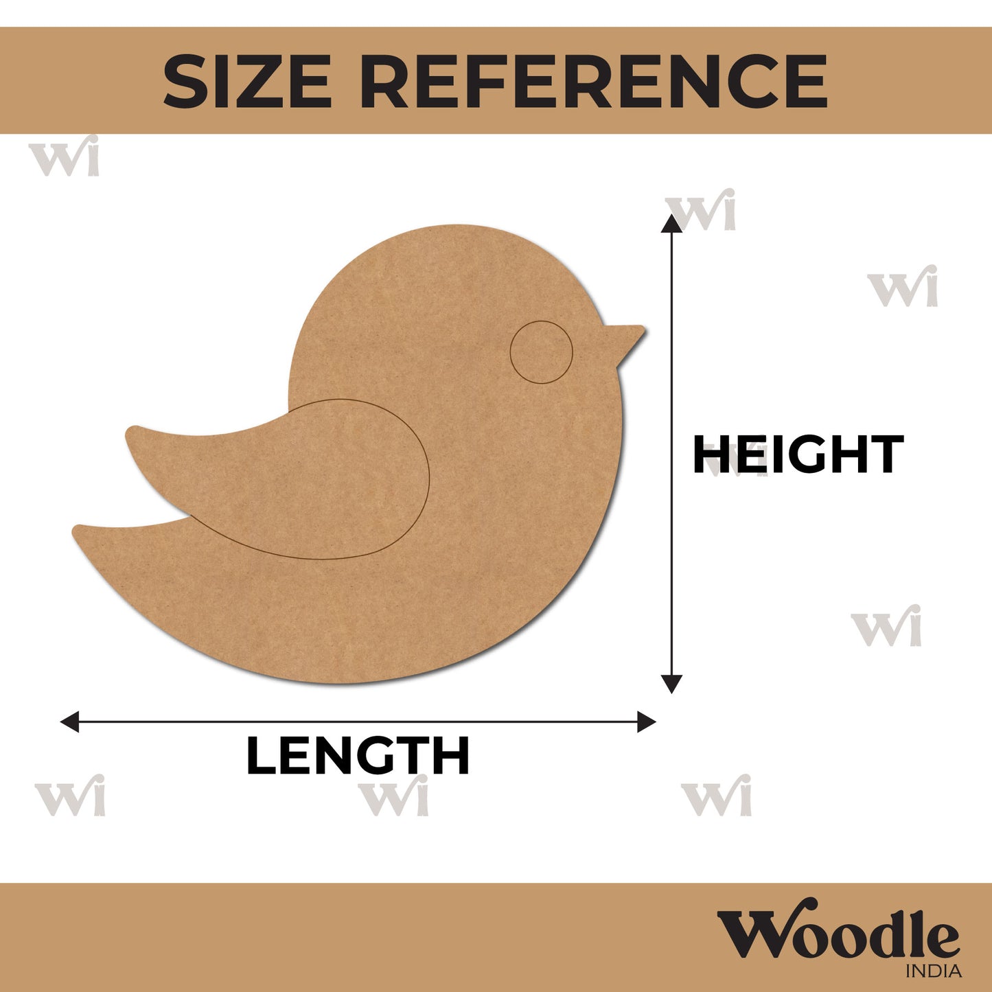 Bird Pre Marked MDF Design 4