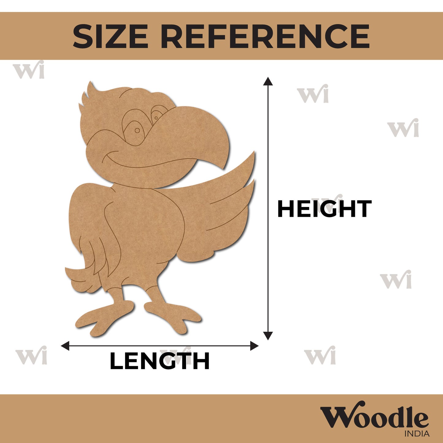 Bird Pre Marked MDF Design 5