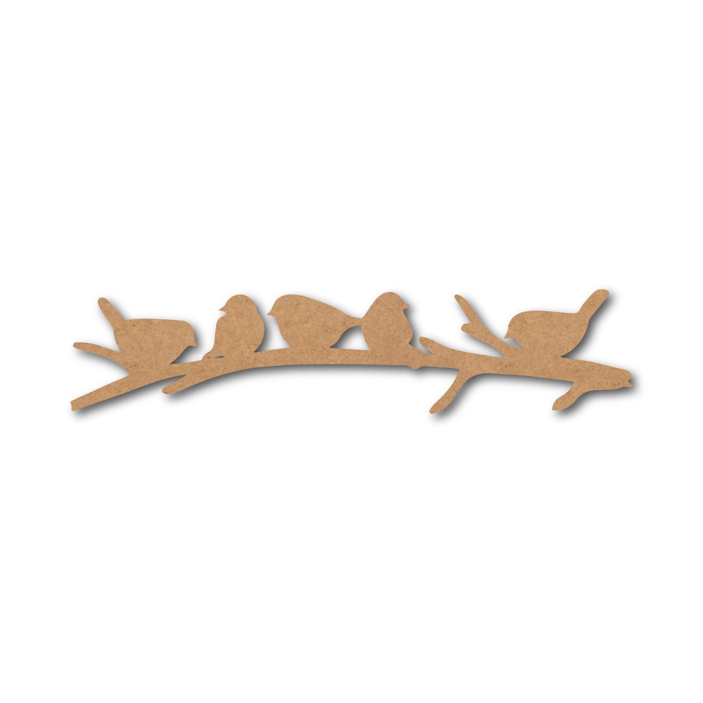 Birds On Branch Cutout MDF Design 1