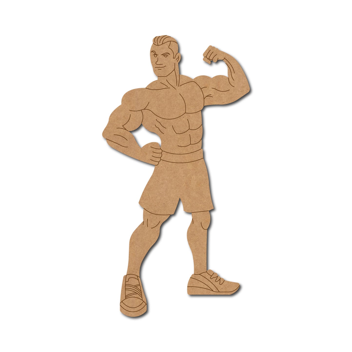 Bodybuilder Pre Marked MDF Design 1