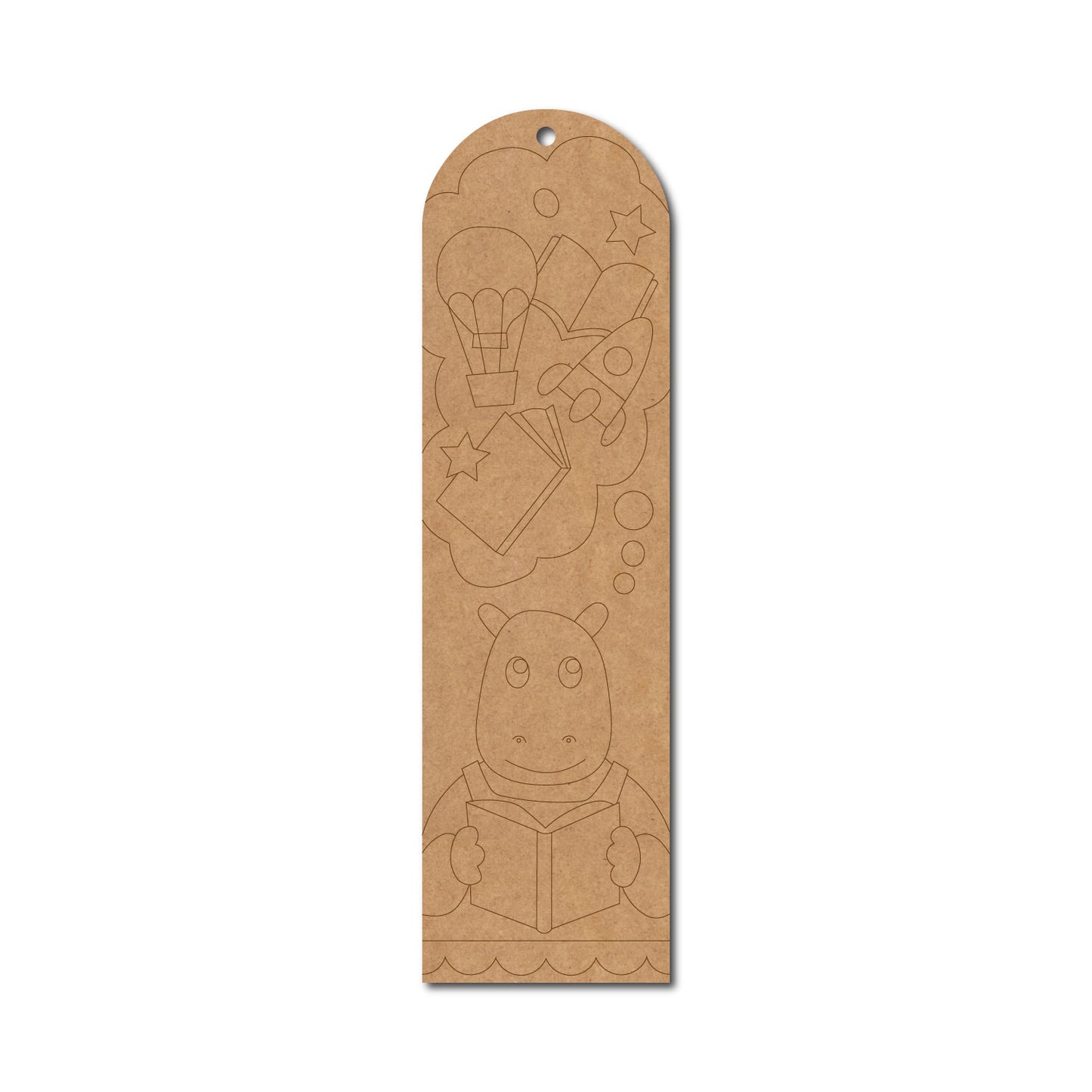 Bookmark MDF Design 90