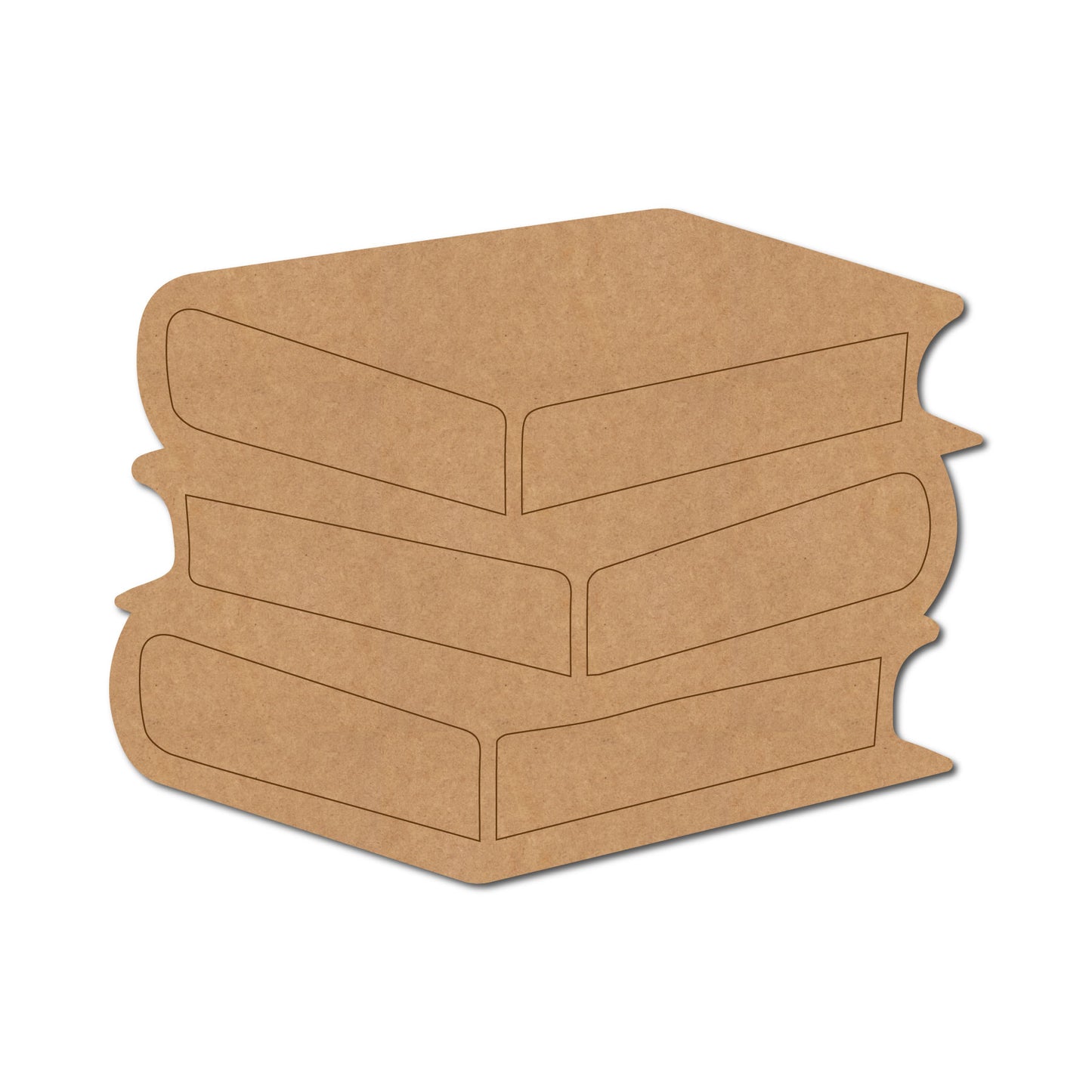 Books Pre Marked MDF Design 1