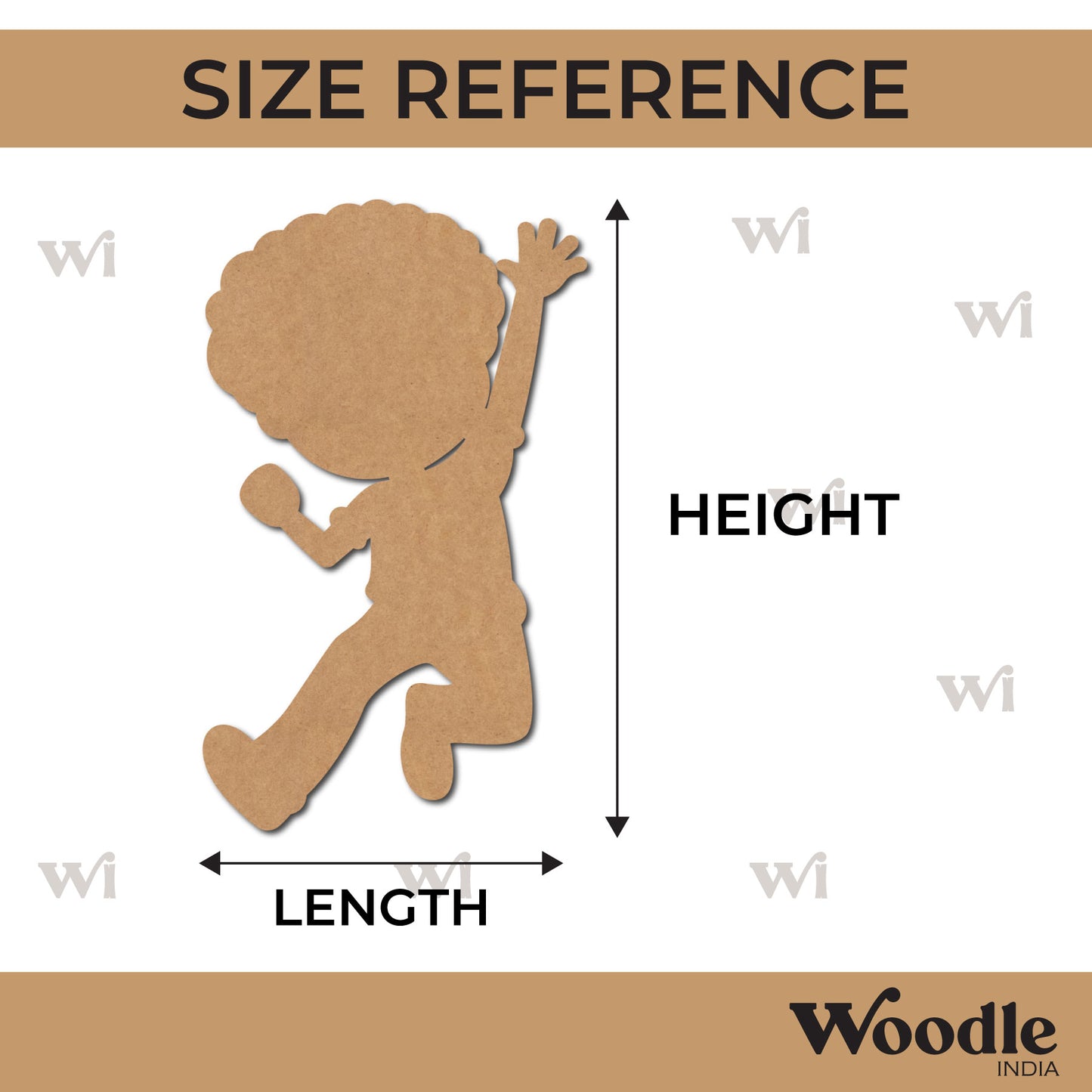 Boy Cutout MDF Design 4