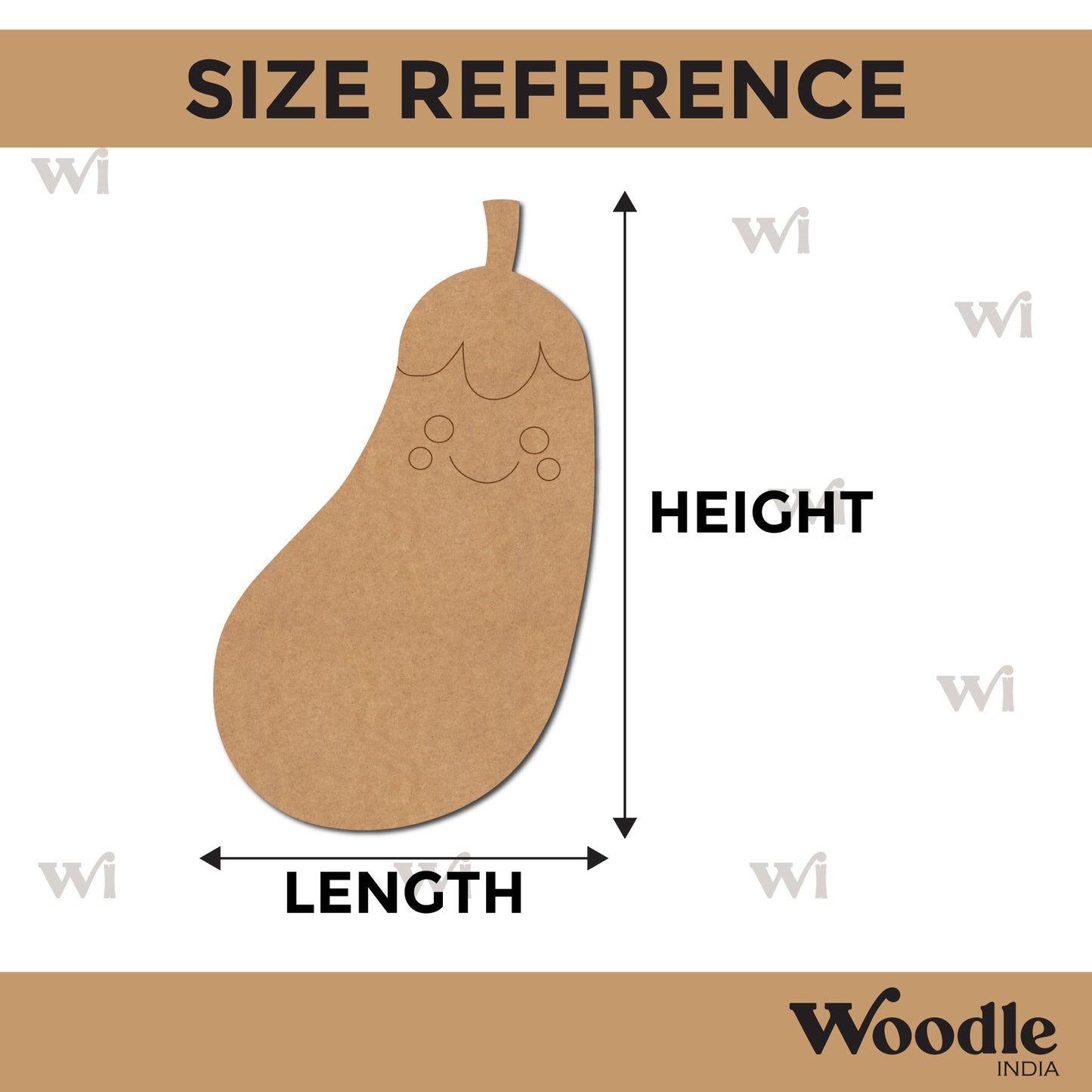 Brinjal Pre Marked MDF Design 1