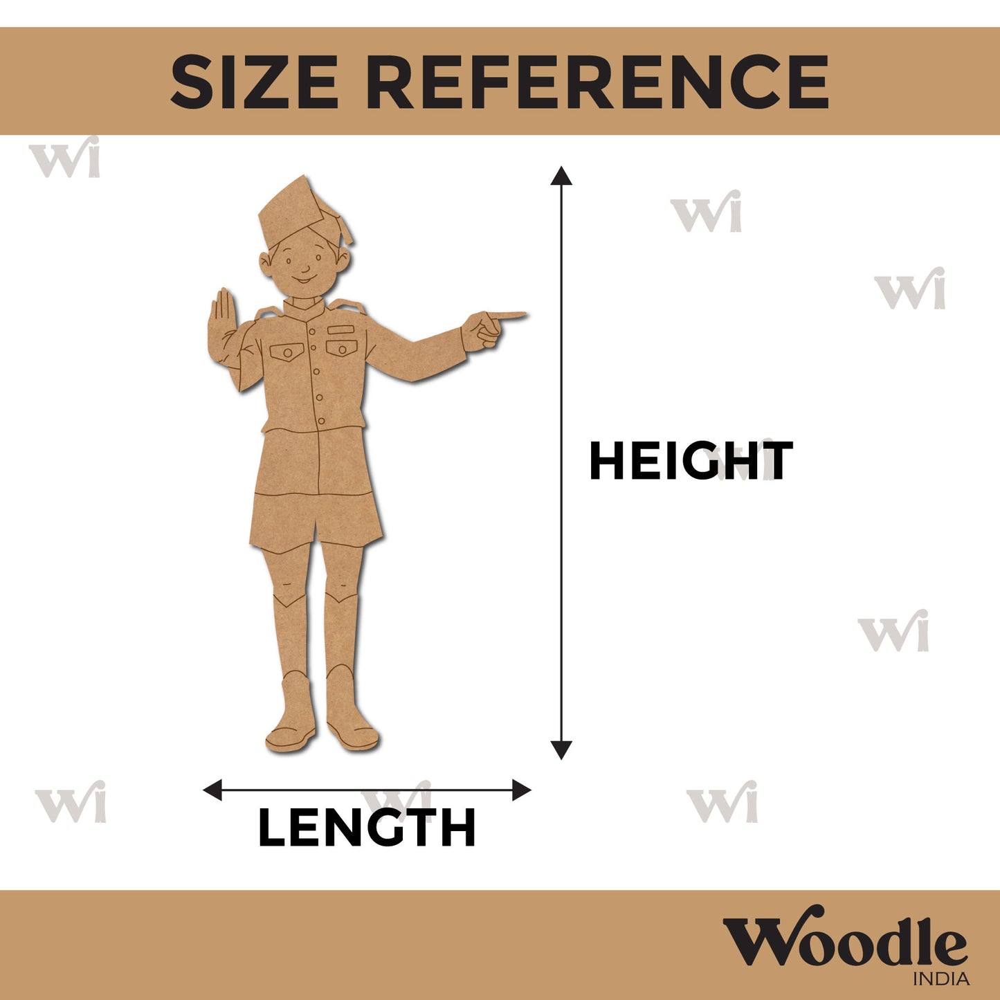 British Policeman Pre Marked MDF Design 1