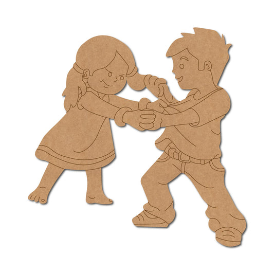 Brother Sister Pre Marked MDF Design 1