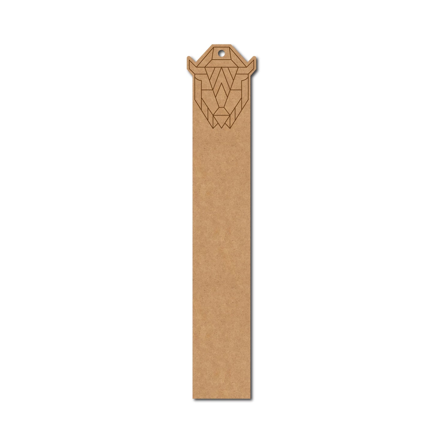 Bull Bookmark Pre Marked MDF Design 1