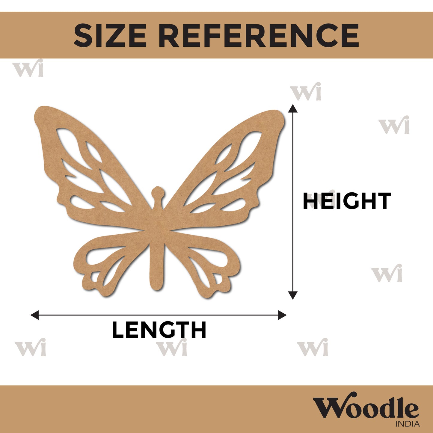 Butterfly Cutout MDF Design 10
