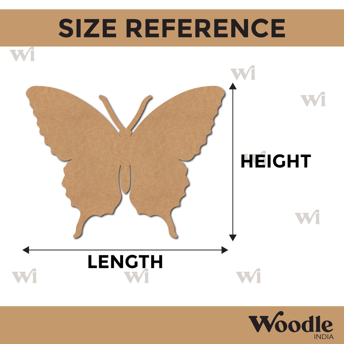 Butterfly Cutout MDF Design 11