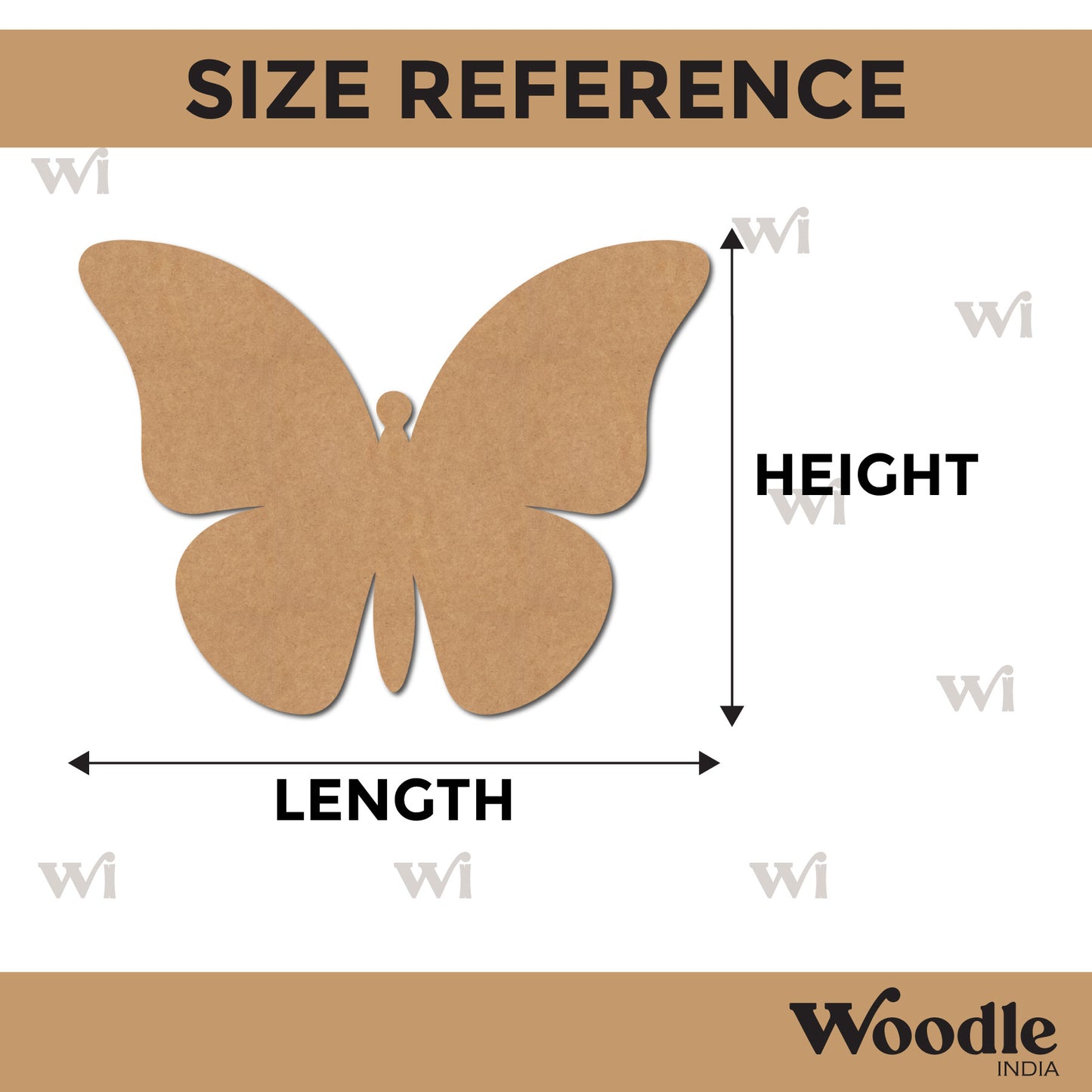Butterfly Cutout MDF Design 5