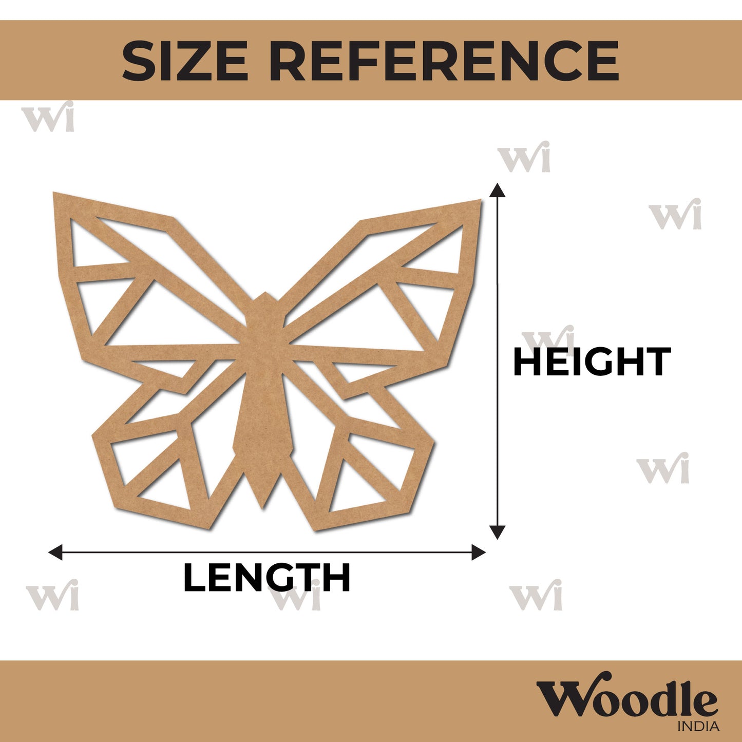 Butterfly Cutout MDF Design 7