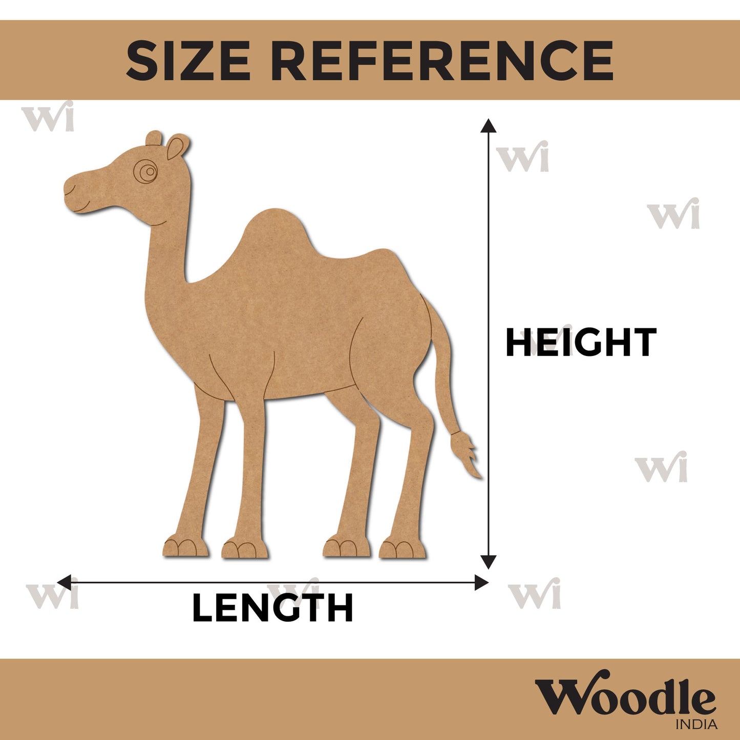 Camel Pre Marked MDF Design 5