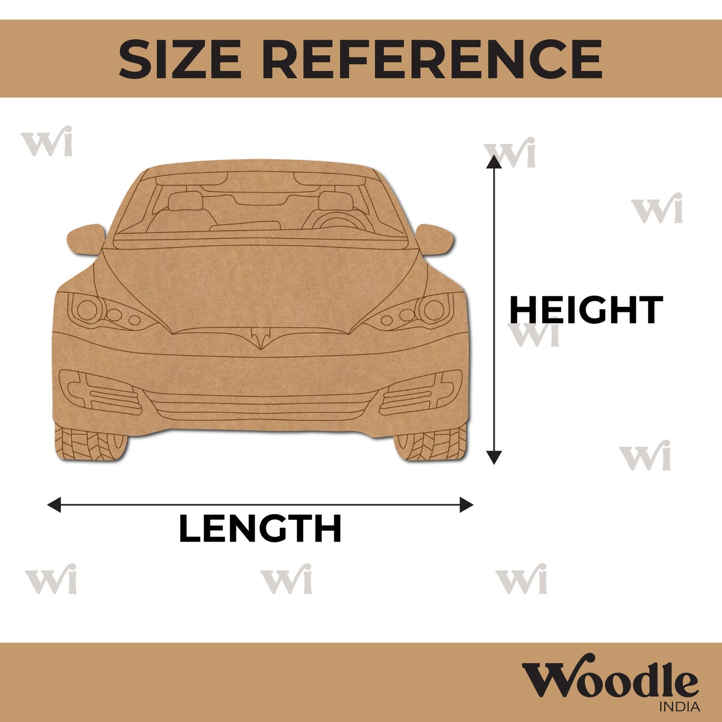 Car Pre Marked MDF Design 14