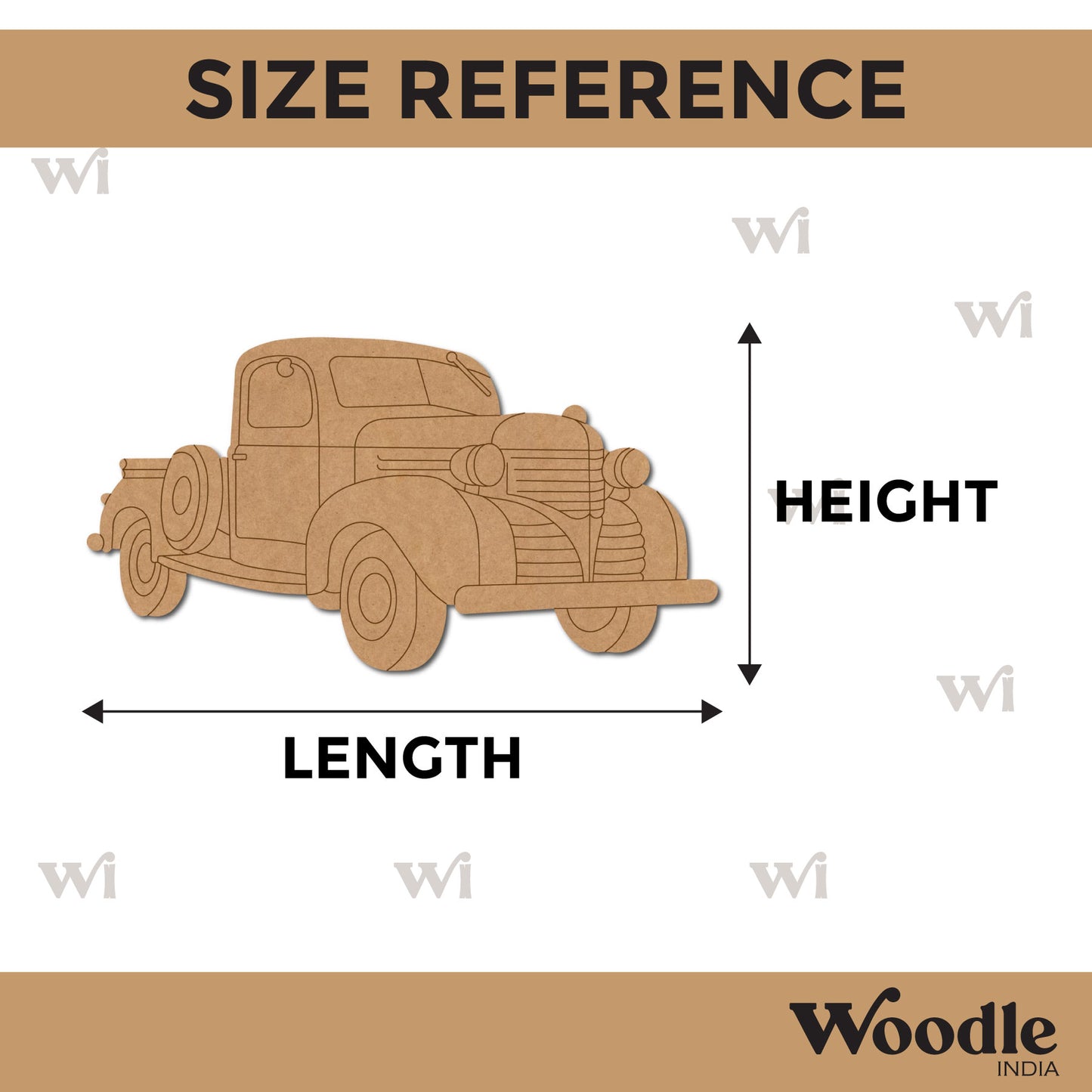 Car Pre Marked MDF Design 3
