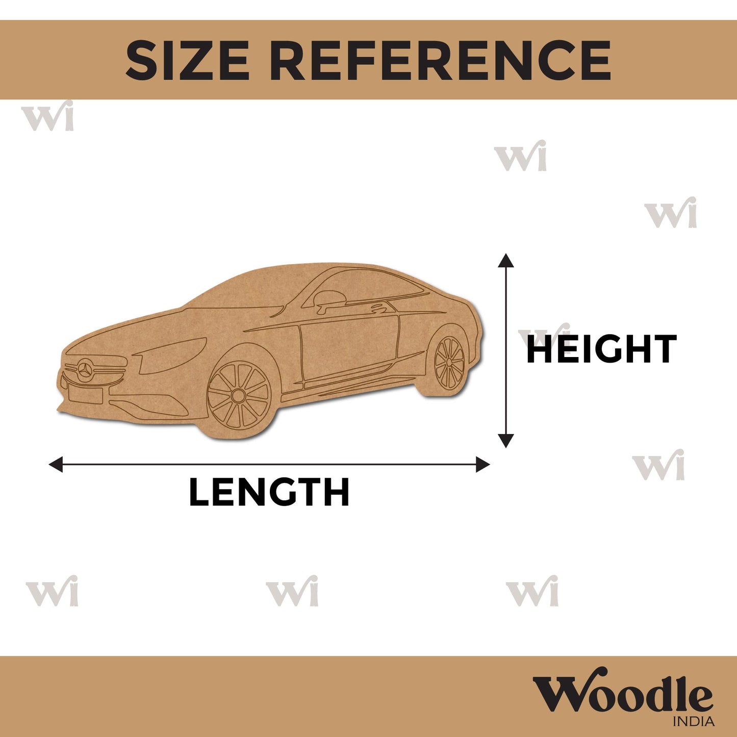 Car Pre Marked MDF Design 7