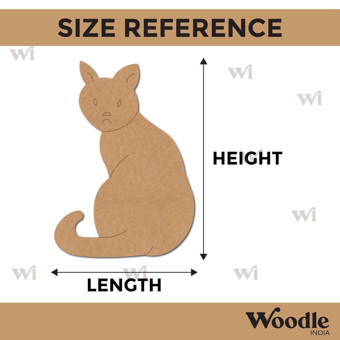 Cat Pre Marked MDF Design 4