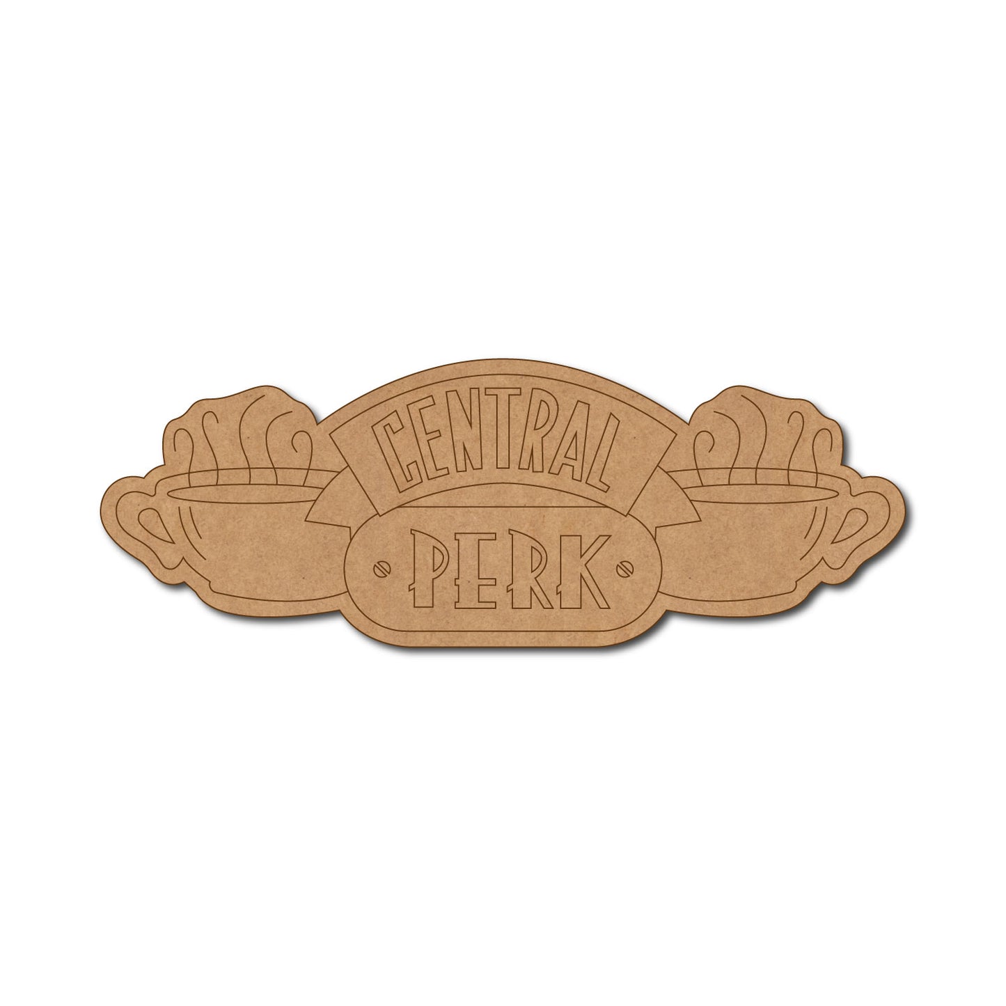 Central Perk Friends Pre Marked MDF Design 1