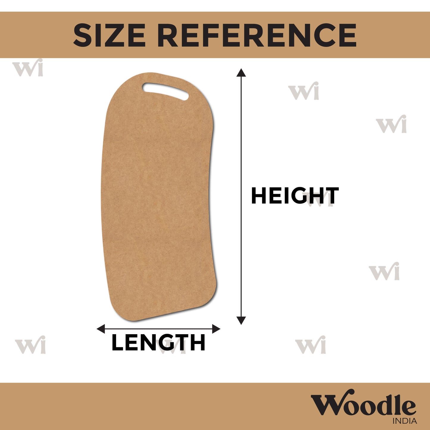 Chopping Board Cutout MDF Design 17