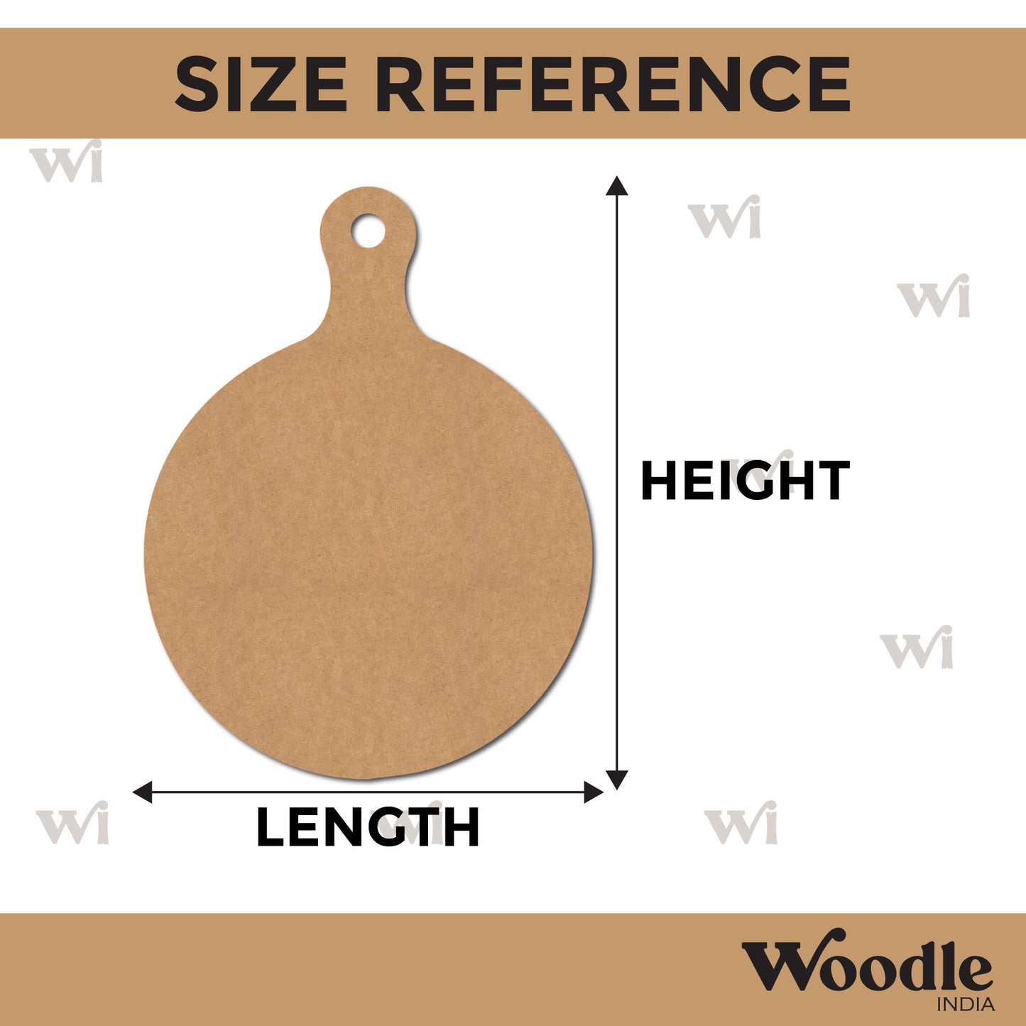 Chopping Board Cutout MDF Design 7