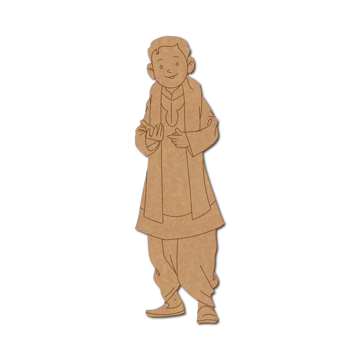 Classical Singer Man Pre Marked MDF Design 1