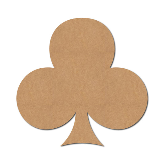 Club Poker Cutout MDF Design 1