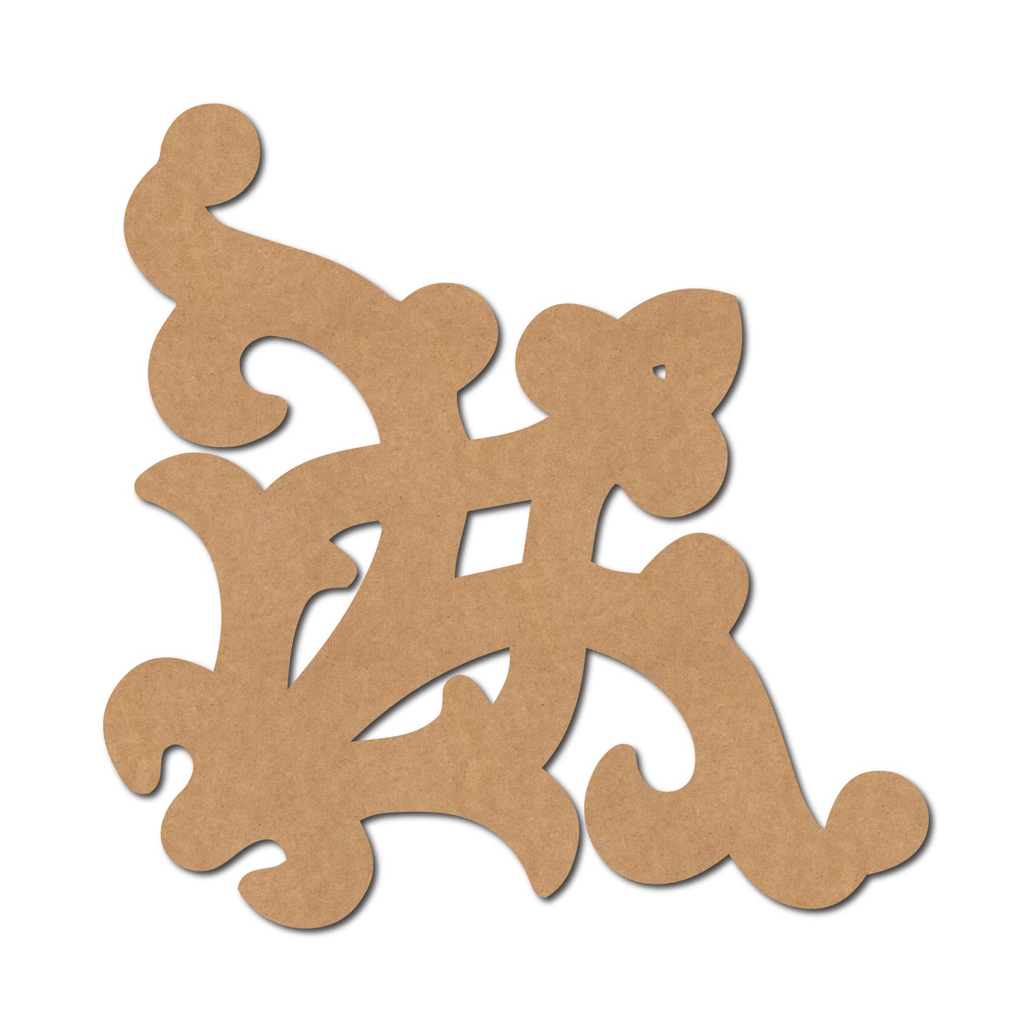Corner Cutout MDF Design 1