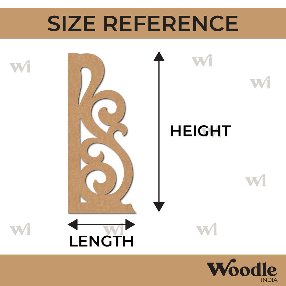 Corner Cutout MDF Design 12