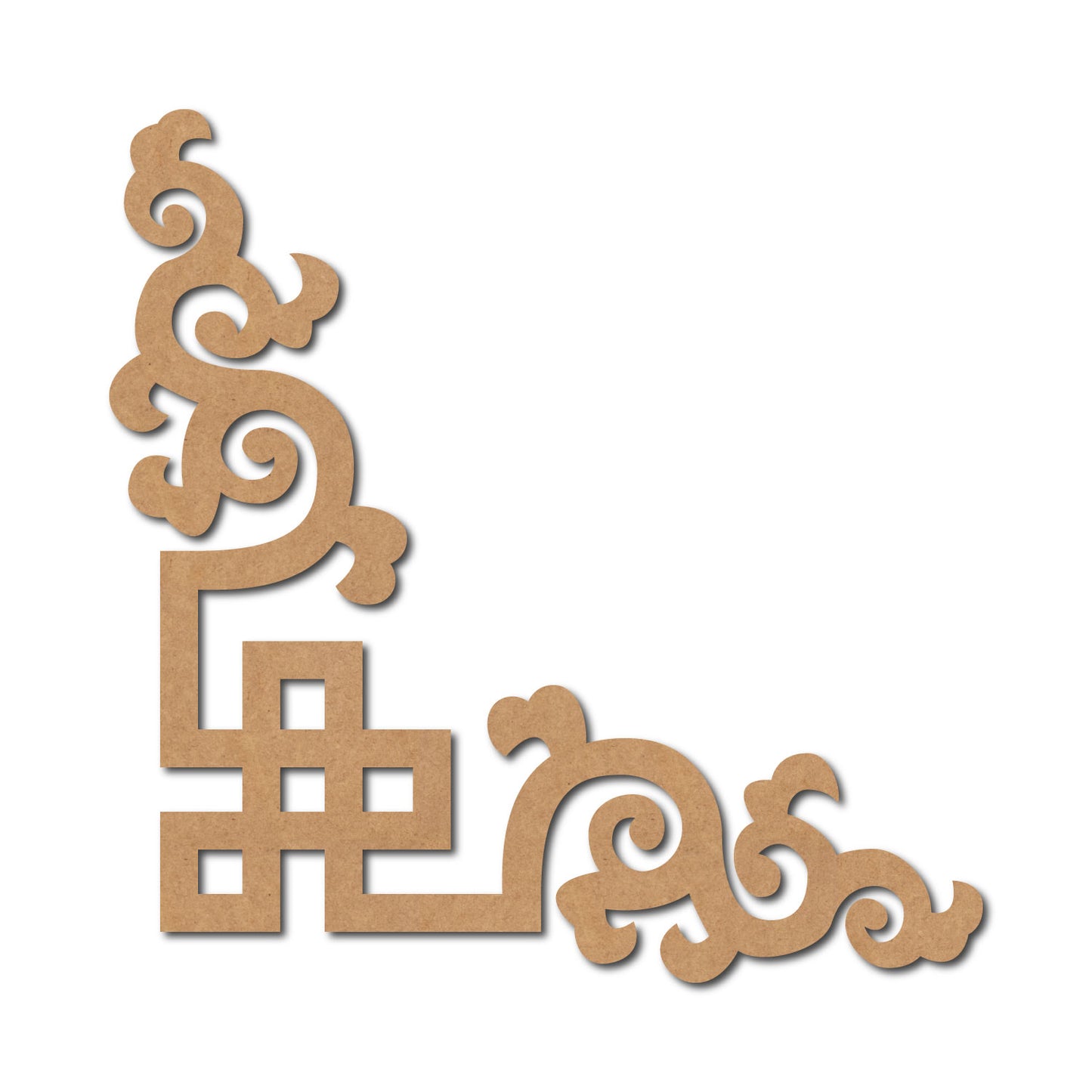 Corner Cutout MDF Design 20
