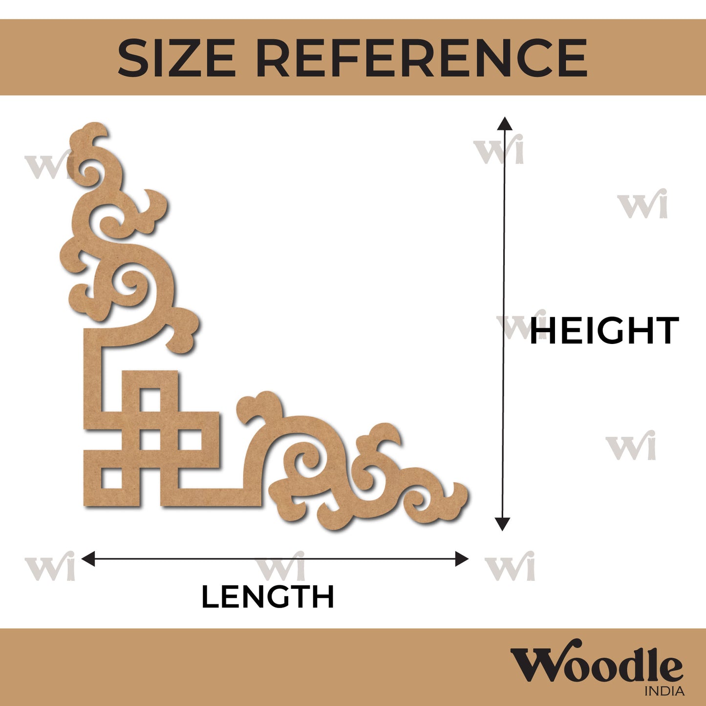 Corner Cutout MDF Design 20