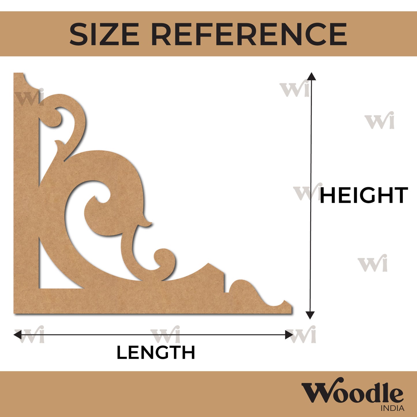 Corner Cutout MDF Design 21