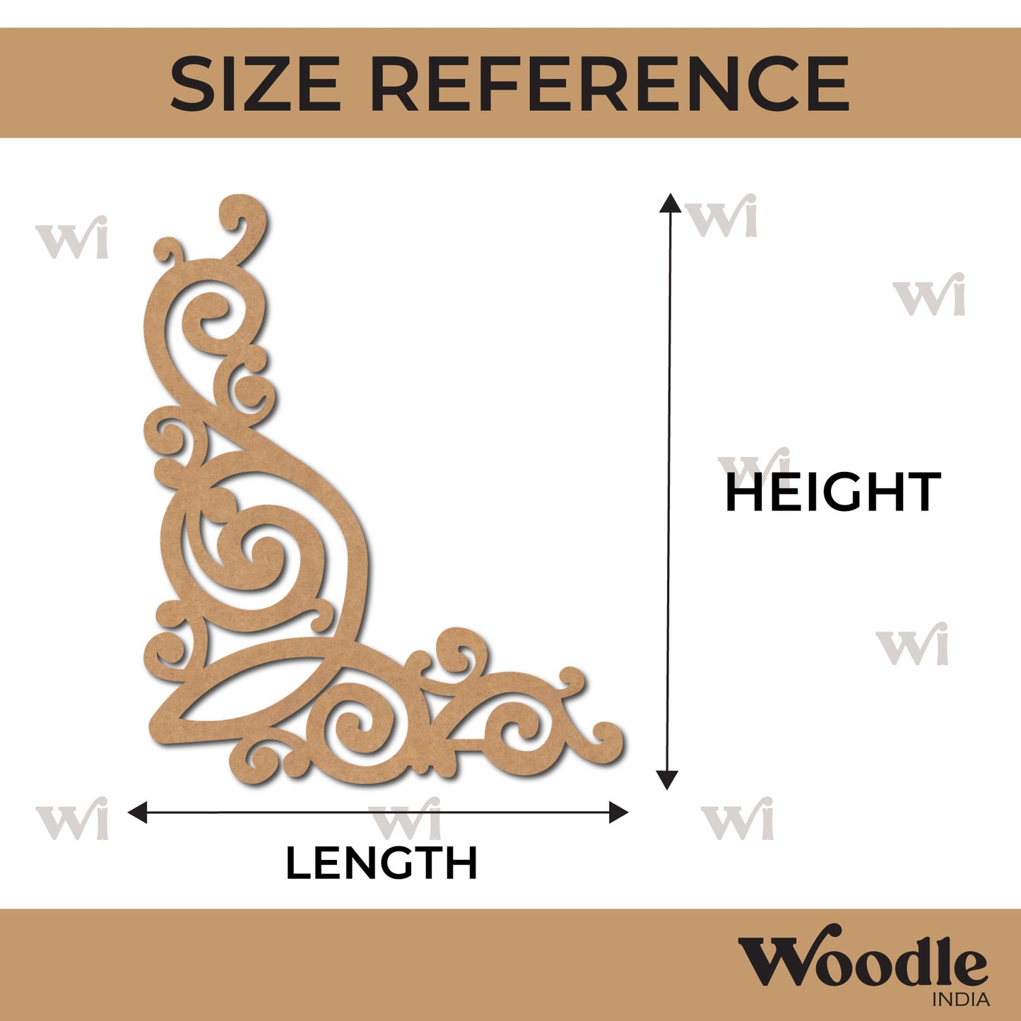 Corner Cutout MDF Design 23