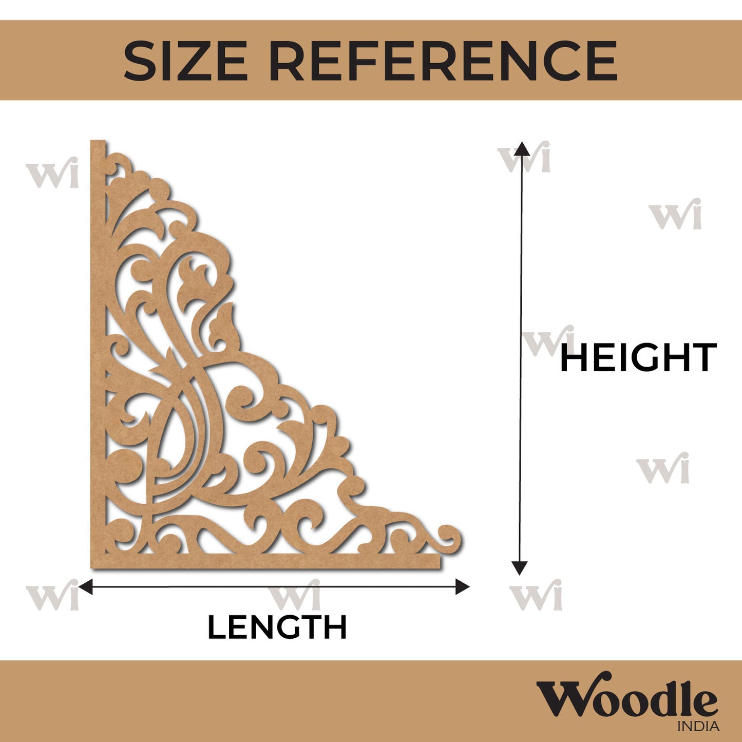 Corner Cutout MDF Design 25