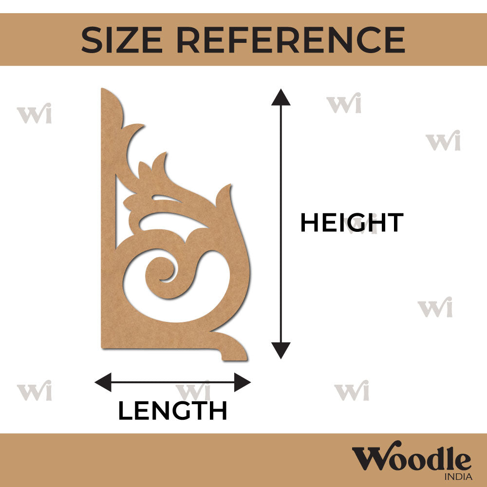 Corner Cutout MDF Design 6