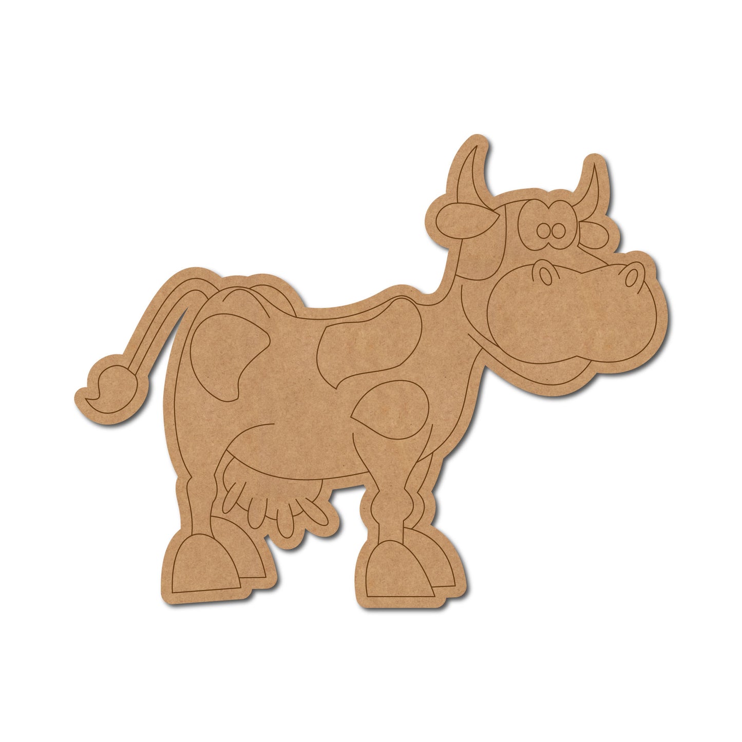 Cow Pre Marked MDF Design 2