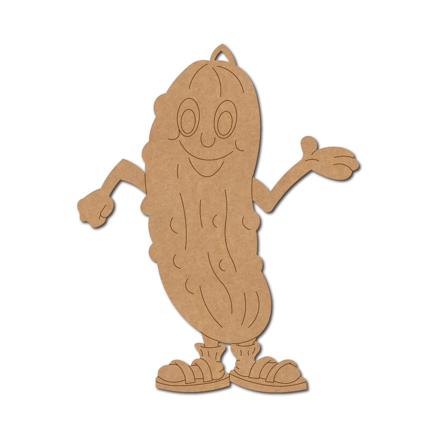 Cucumber Pickle Pre Marked MDF Design 1