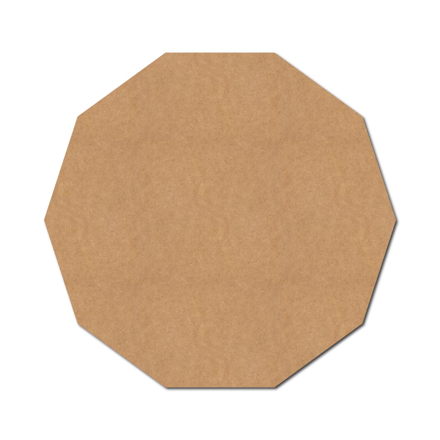 Decagon Cutout MDF Design