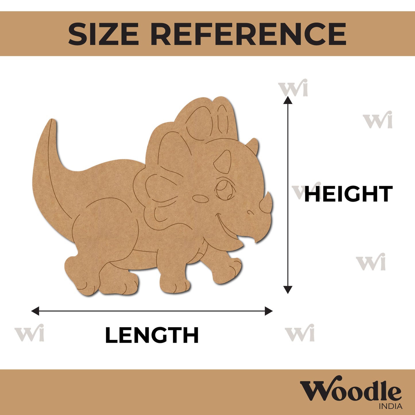 Dinosaur Pre Marked MDF Design 19