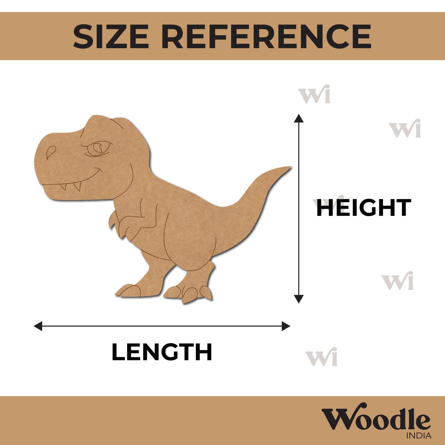 Dinosaur Pre Marked MDF Design 28