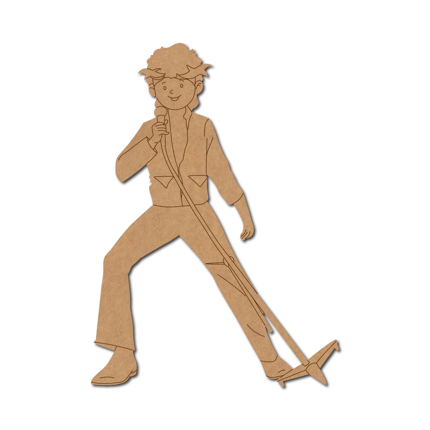 Disco Dancer Man Pre Marked MDF Design 1