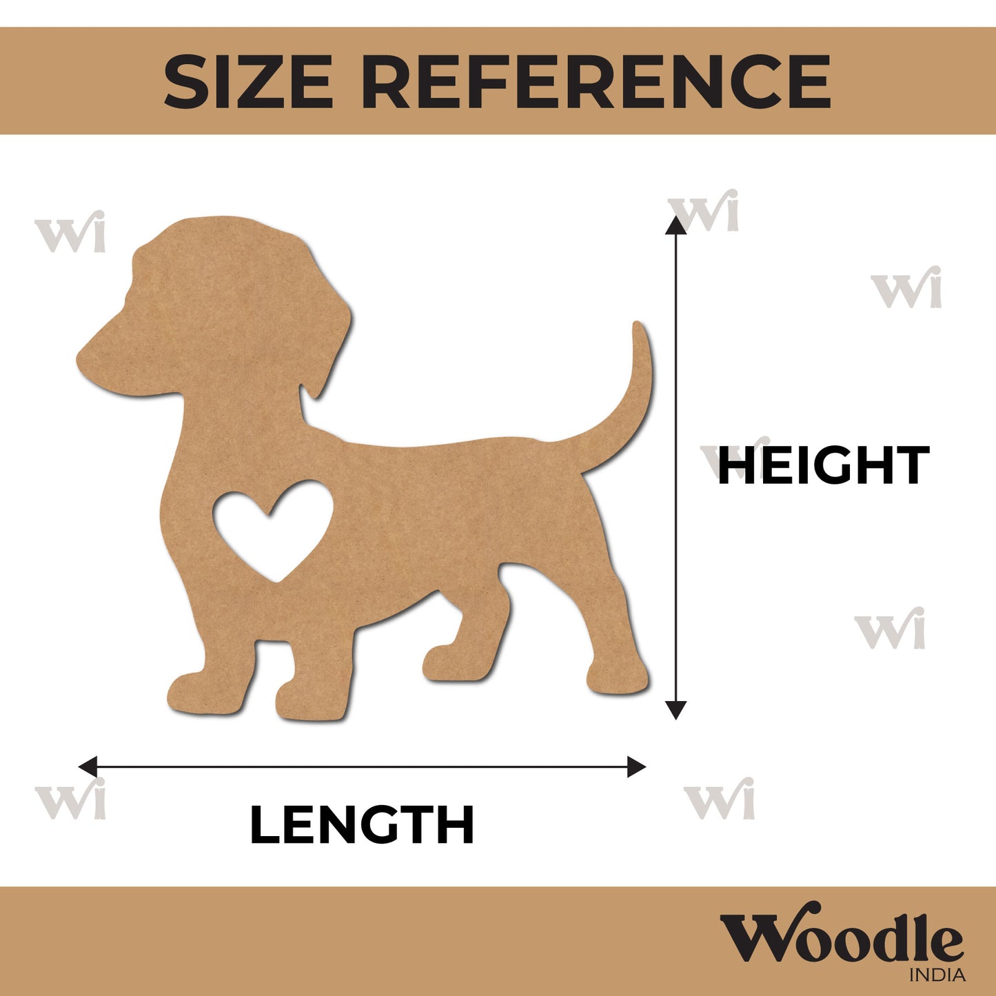Dog Cutout MDF Design 2