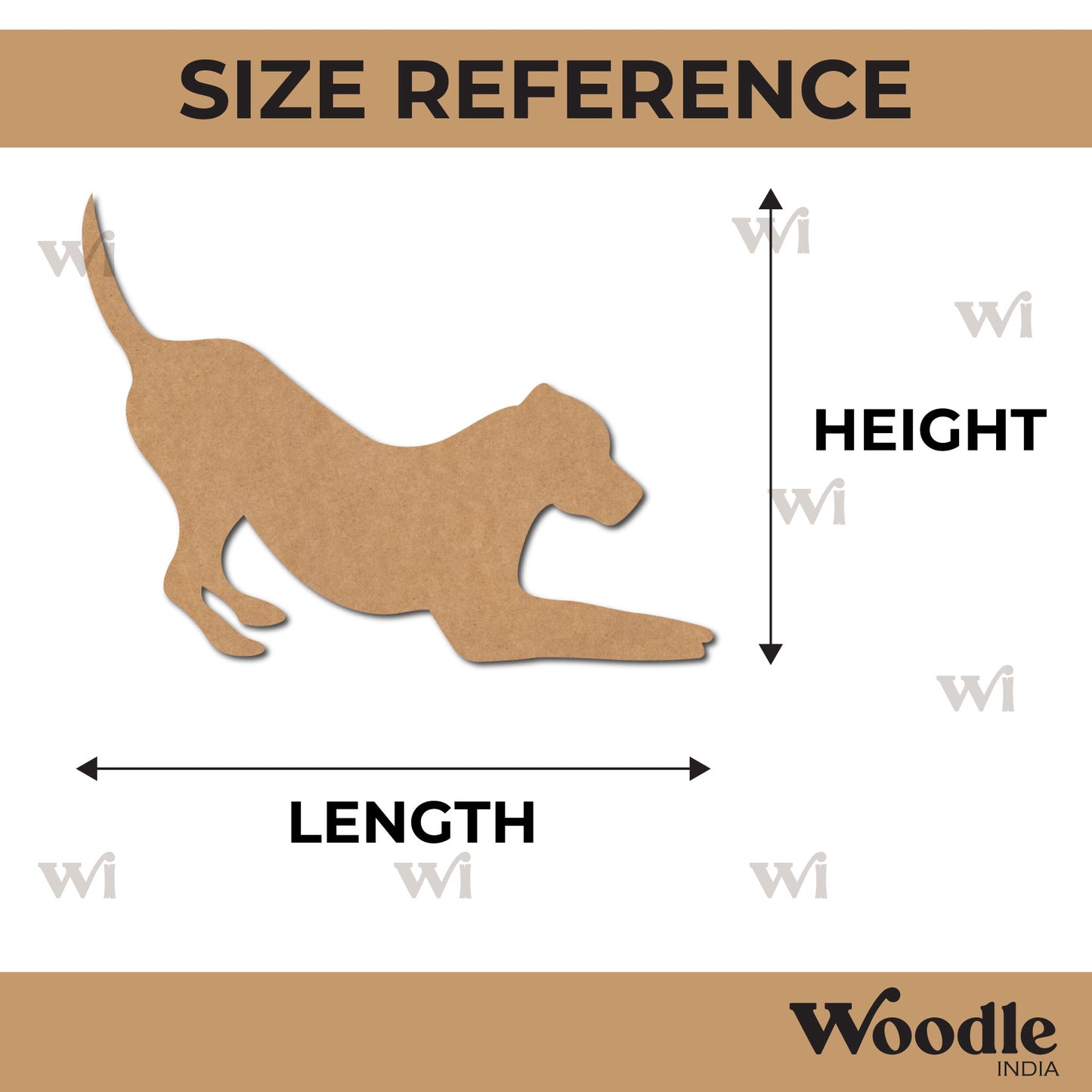 Dog Cutout MDF Design 5
