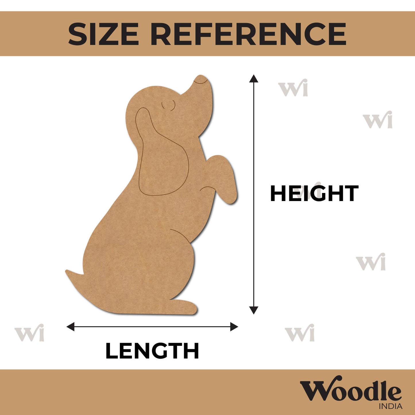 Dog Pre Marked MDF Design 11