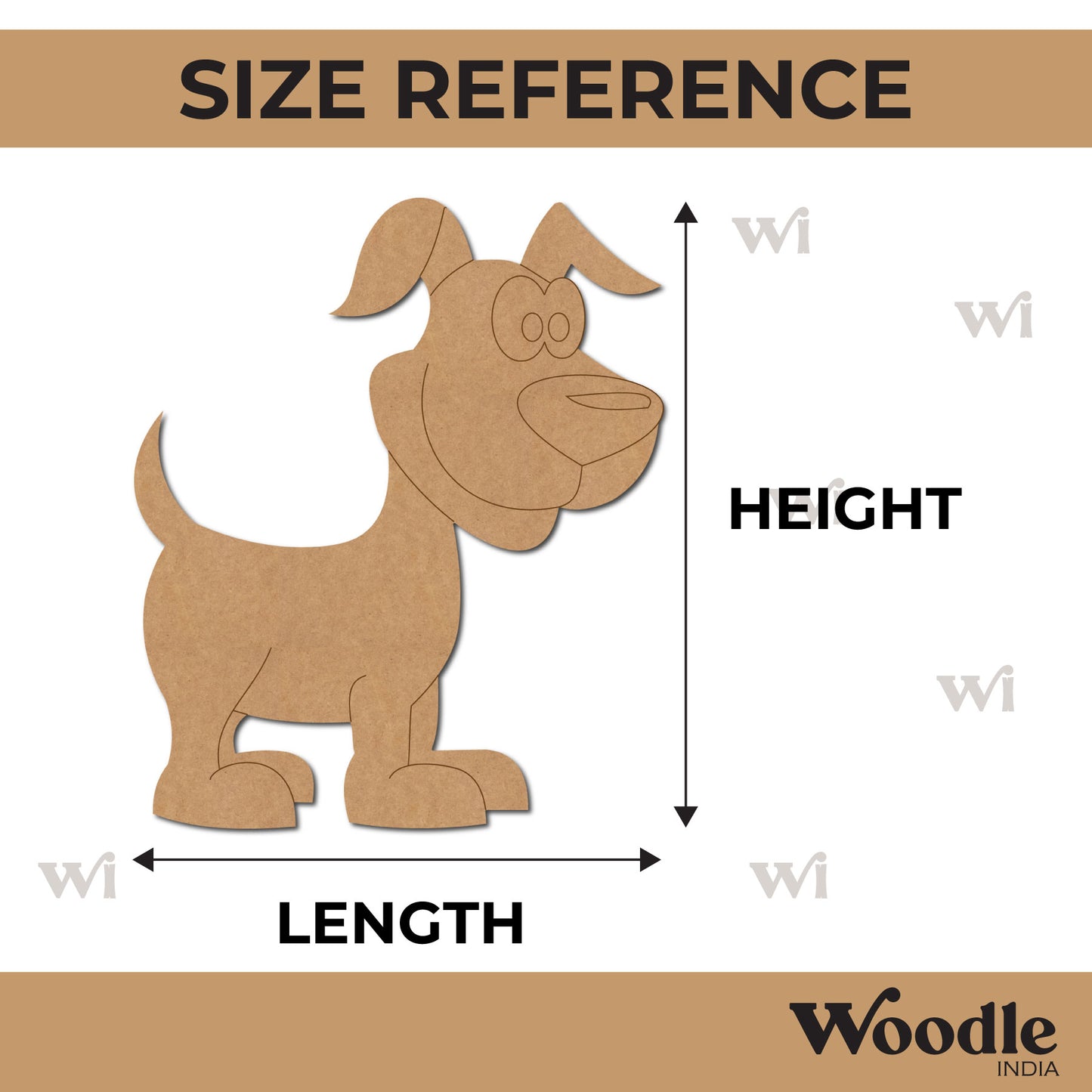 Dog Pre Marked MDF Design 12
