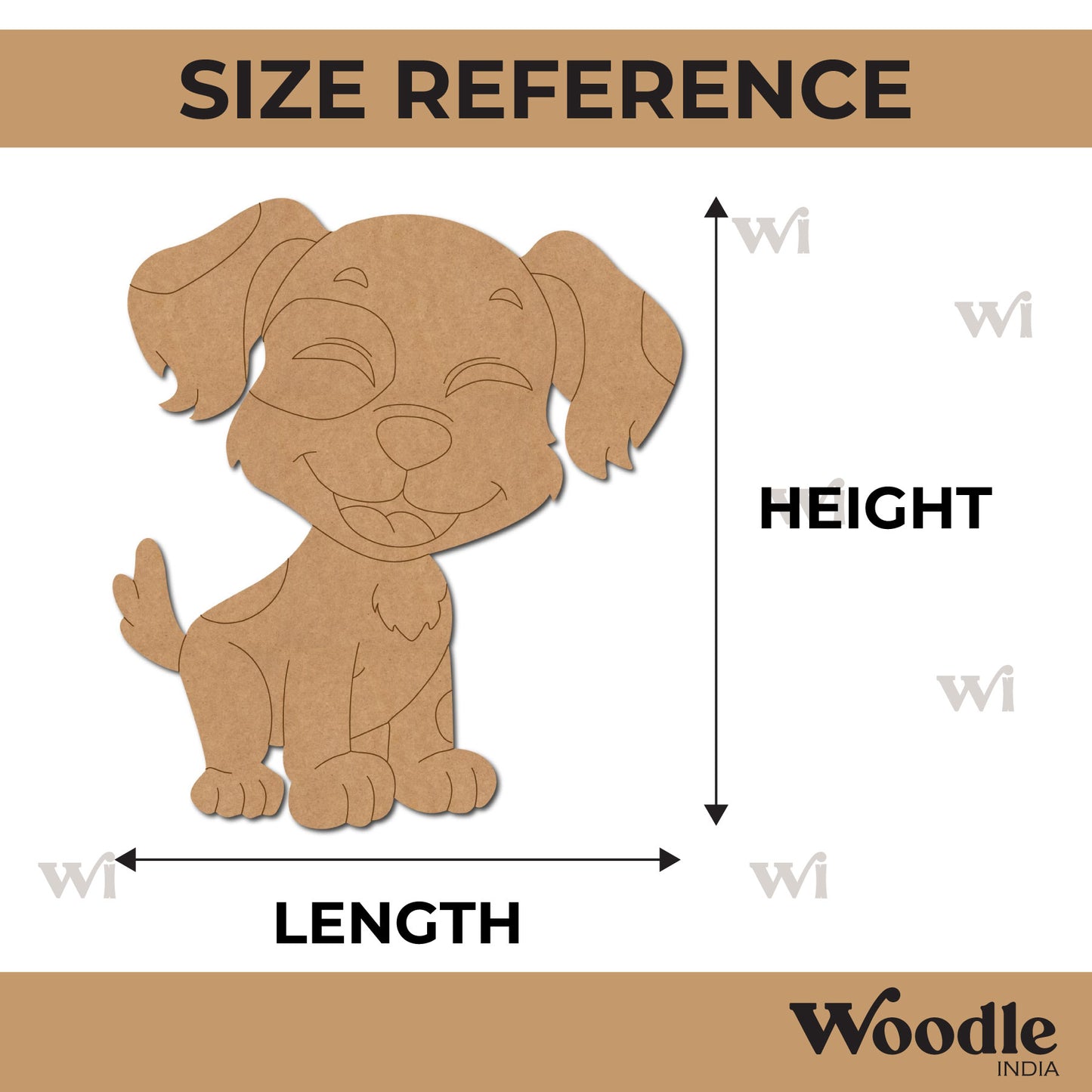Dog Pre Marked MDF Design 19