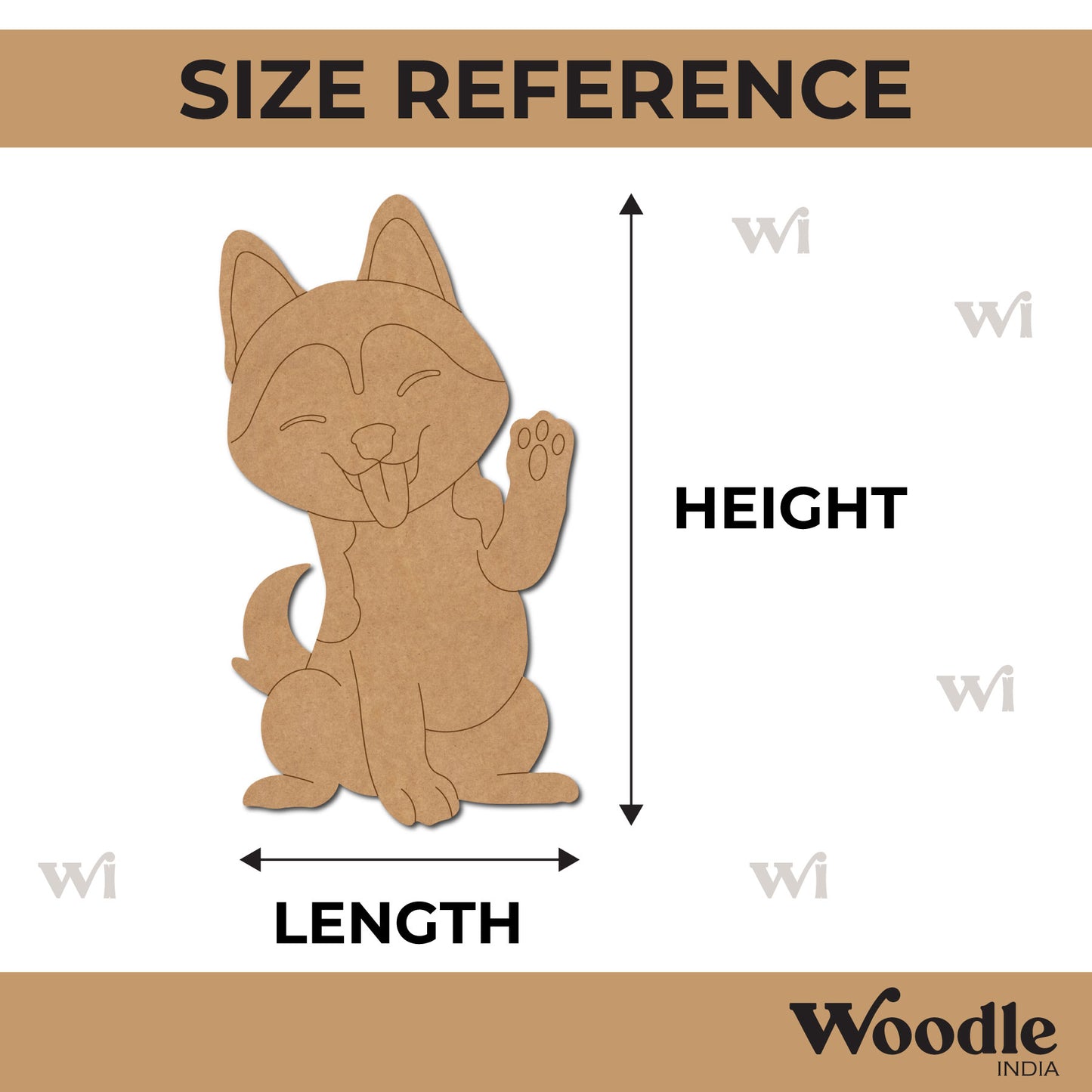 Dog Pre Marked MDF Design 20