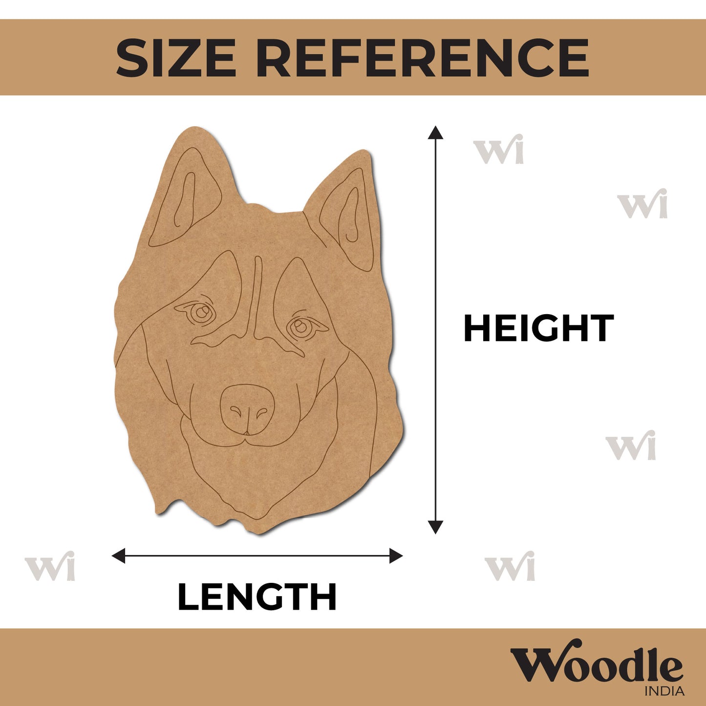 Dog Pre Marked MDF Design 21